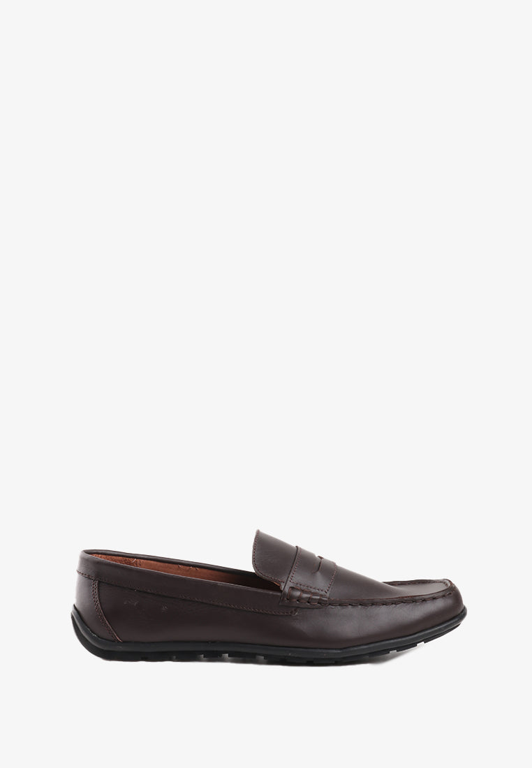 The Warley — Genuine Leather Penny Loafers